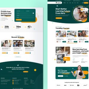 Learno-Online-Education-Learning-PSD-Template