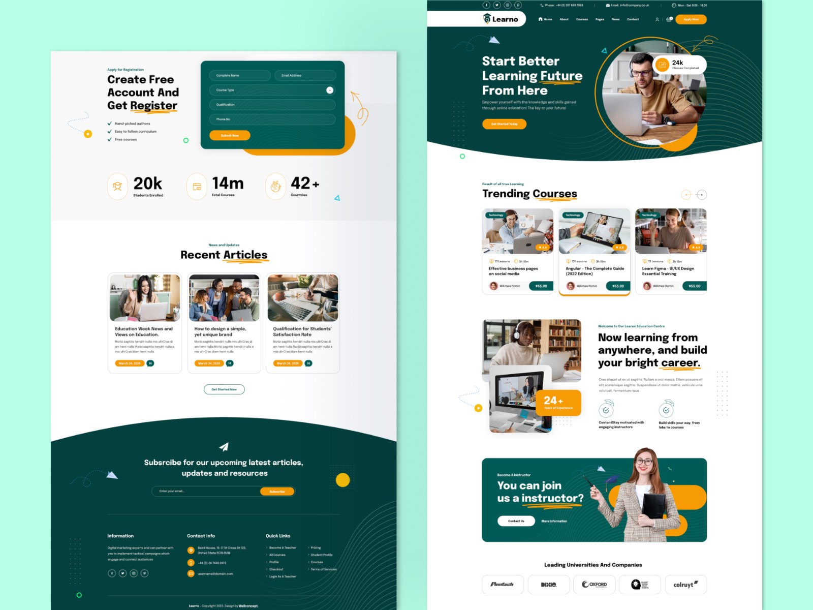 Learno-Online-Education-Learning-PSD-Template