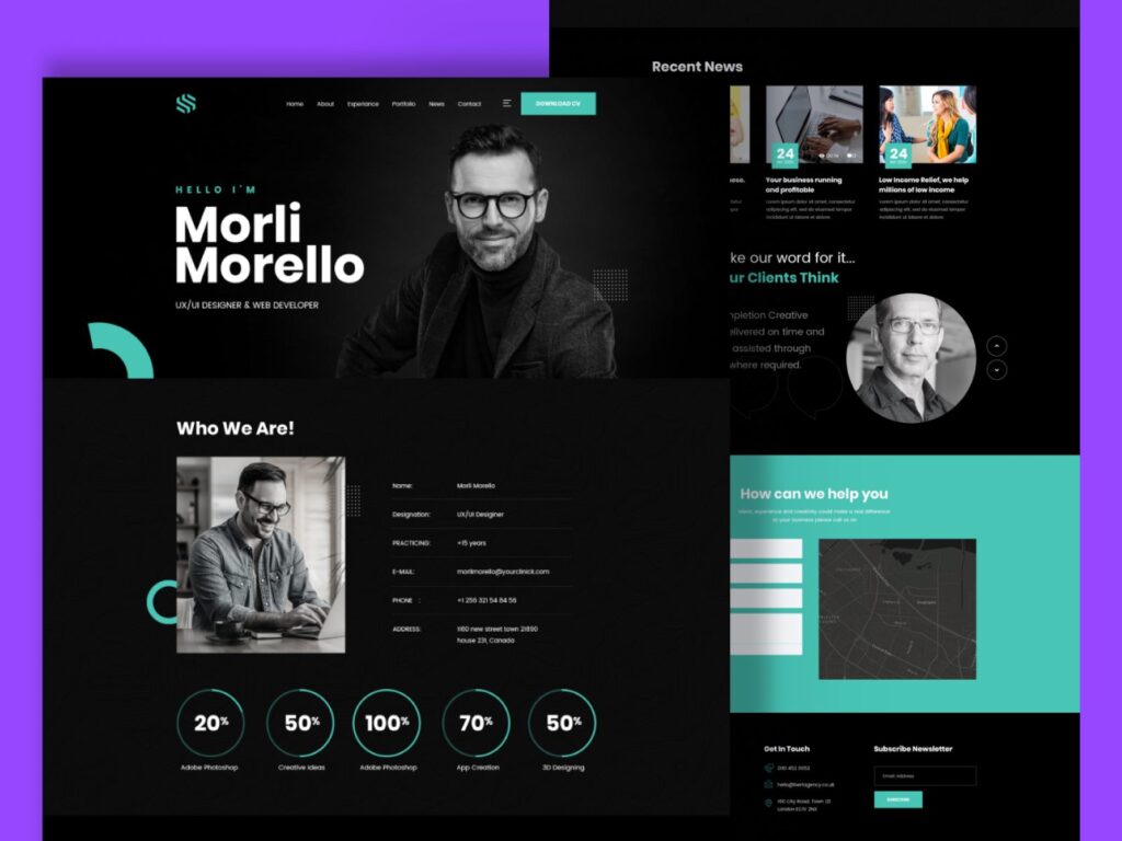 Sonx-Personal-CV-Resume-Portfolio-PSD-Template