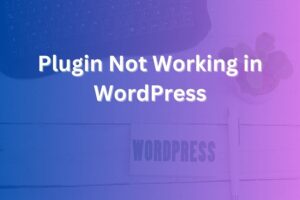 Plugin Not Working in WordPress — What to Do When Your Plugin Fails